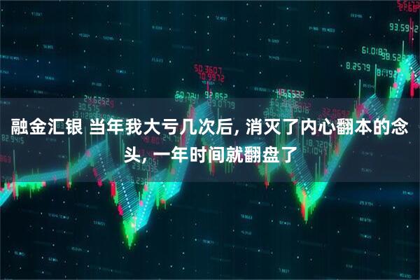 融金汇银 当年我大亏几次后, 消灭了内心翻本的念头, 一年时间就翻盘了